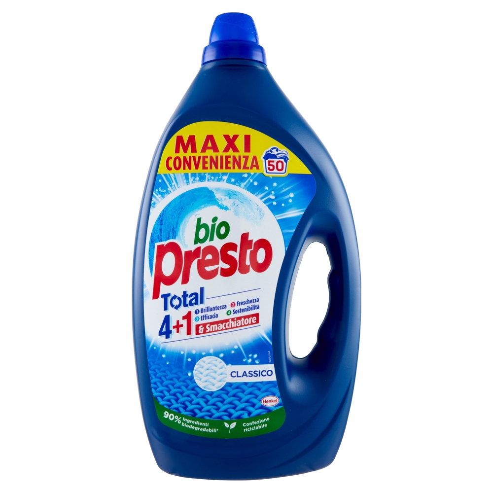 BIO PRESTO Liquido Classico 50 Lavaggi 2.250 ml